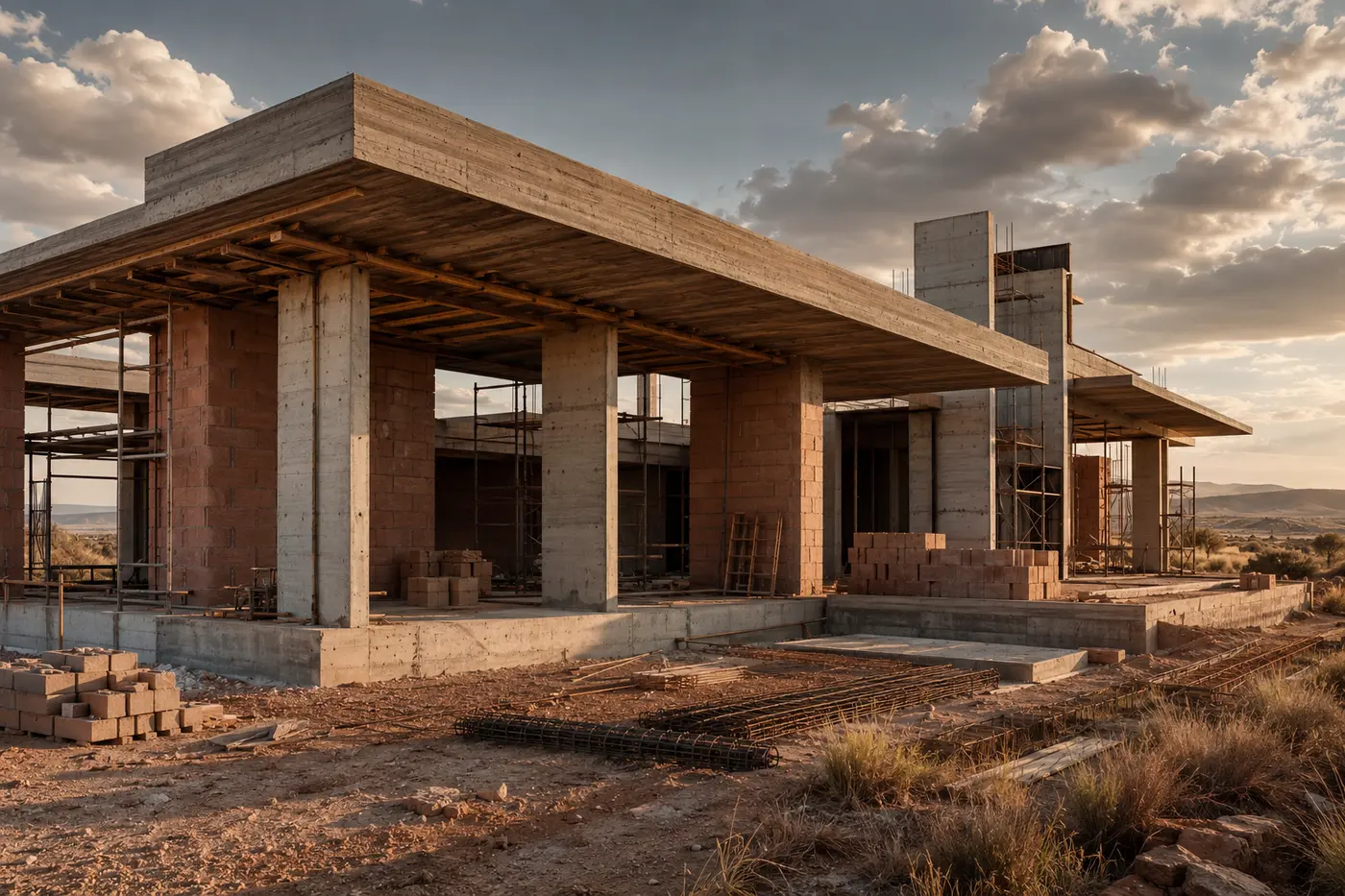 Decorative residential construction visual